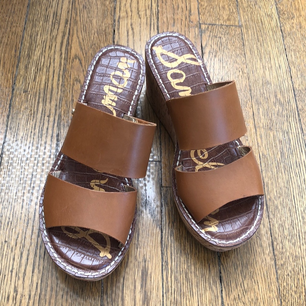 Sam Edelman Reta Leather Wedges